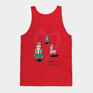 Will you be my Valentine? Tank Top